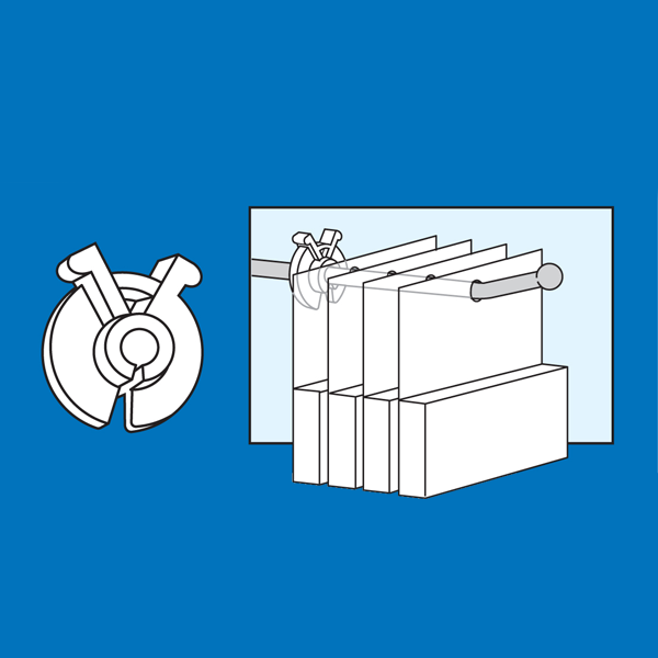 Inventory control clip (icc)