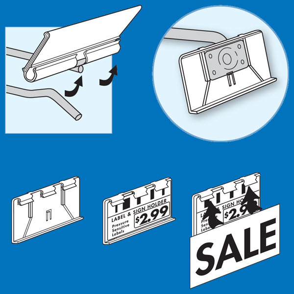 Plastic Label Holders & Strips